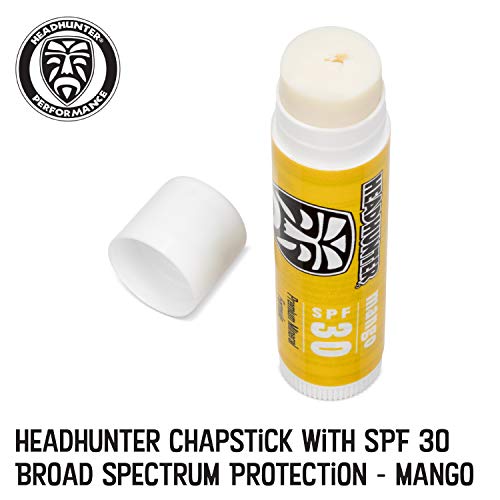 Headhunter Манго Спорт Chapstick Spf 30, Природни Минерални Усна Мелем За Заштита Од Сонце, Водоотпорен Усна Сончање За Ултра Спорт