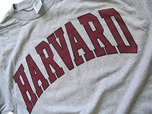 Маица на Универзитетот Харвард - заоблен блок - официјално лиценциран