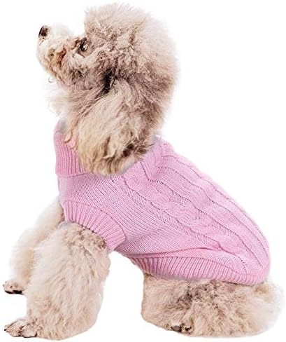 Ampи џемпери со мали кучиња плетени џемпер за миленичиња мачки топло куче џемпер куче зимска облека маче кутре џемпер