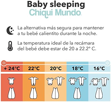 Chiqui Mundo Baby Sleep N 'Мека торба за спиење што може да се носи ќебе 0-12 месеци