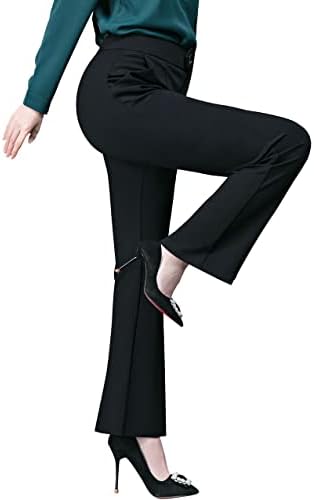 Специјални магични женски панталони за обични фустани за подигање за подигање за деловно истегнување јога панталони ситни работи панталони