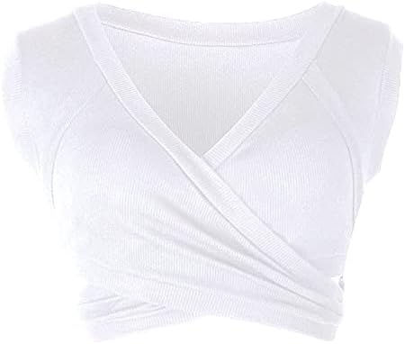 Дами Капчиња Ками Камизола Резервоар Топла Блуза Без Ракави Внек Исечена Цевка Биста Врвот Камизола Тинејџерски Девојки XP