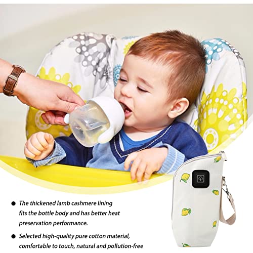Тојвиско Шише За Бебиња Шише Со Млеко Торба За Топол Грејач: USB Пренослив Грејач За Бебешко Млеко Со Шолја За Лимон На Отворено Чувајте Го