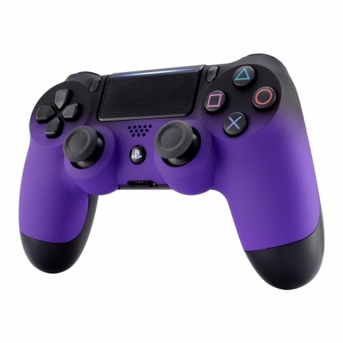 Modfreakz® Предната обвивка мека допир сенка Виолетова за PS4 Gen 4.5 V2 контролер