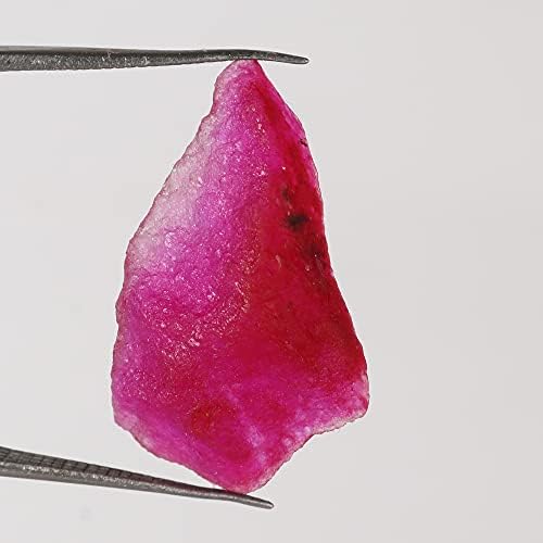 9,55 КТ. Исцелување кристално чист Руби груб скапоцен камен суров лековит камен за јога, медитација, чистење на аура GA-426