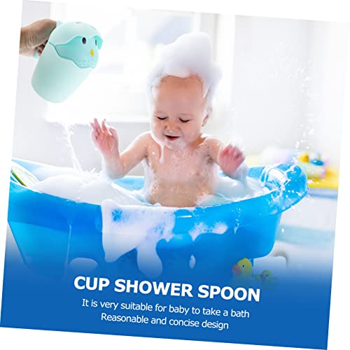 Toyvian Бебе шампон чаша Детска бања играчка за новороденче шампон, пад, сад за туширање, контејнер за вода играчки за новороденче