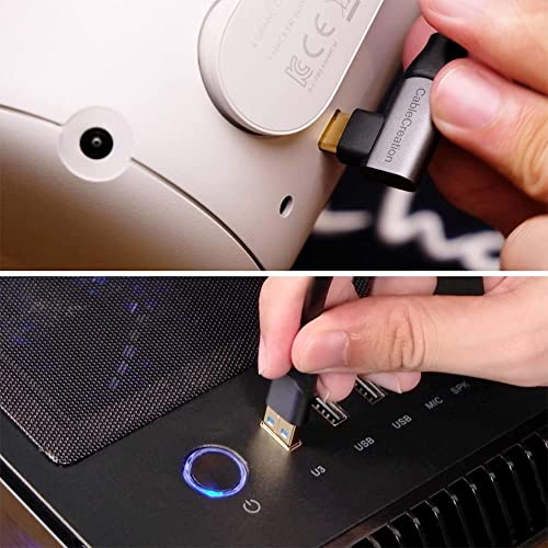 LionxCompatibational со кабел за линкови Quest 2 16 ft, USB 3.1 до USB C кабел 5 Gbps, линк кабел VR компатибилен со Quest 2