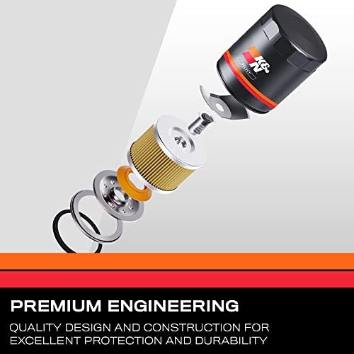 K&N Изберете филтер за нафта: дизајниран да го заштити вашиот мотор: одговара на избирање на модели на возила Mazda/Ford/Lincoln/Dodge,