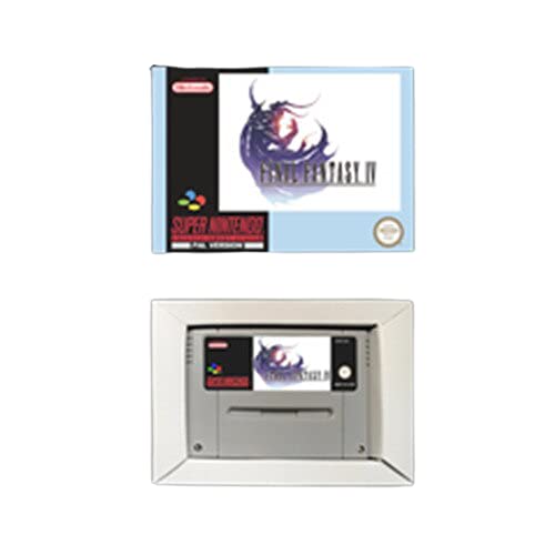 Fination Game Samrad Final Game Fantasy IV 4 - Eur верзија RPG Game Battery Battery Заштедете со кутија за малопродажба