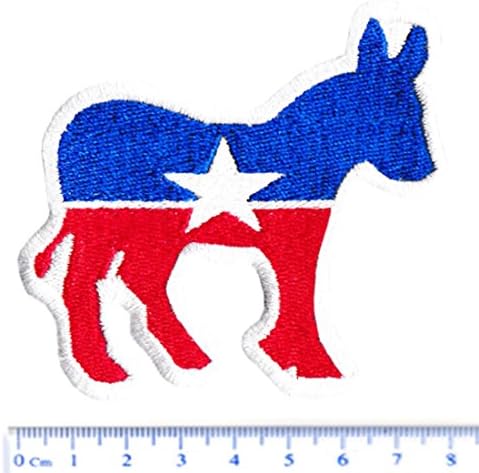Кул политички кошула лепенка 8 см - значка - закрпи - 70 -ти - 80 -ти - шорцеви - Апликација - магаре