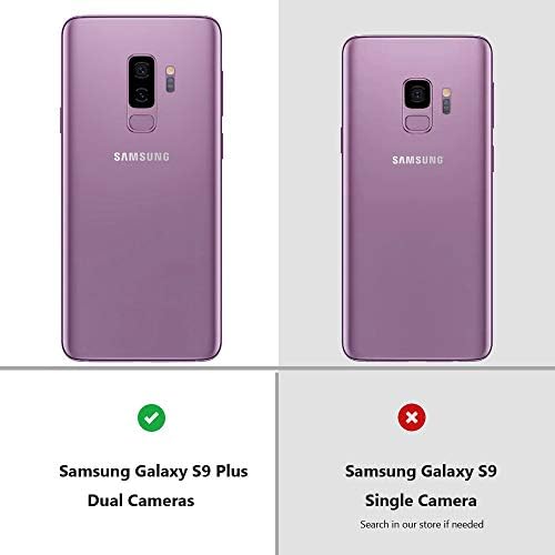 Киоми Галакси С9 Плус Случај Кристално Јасен Заштитен Капак На Телефонот Отпорен На Удари За Samsung Galaxy S9+ Транспарентна Чиста