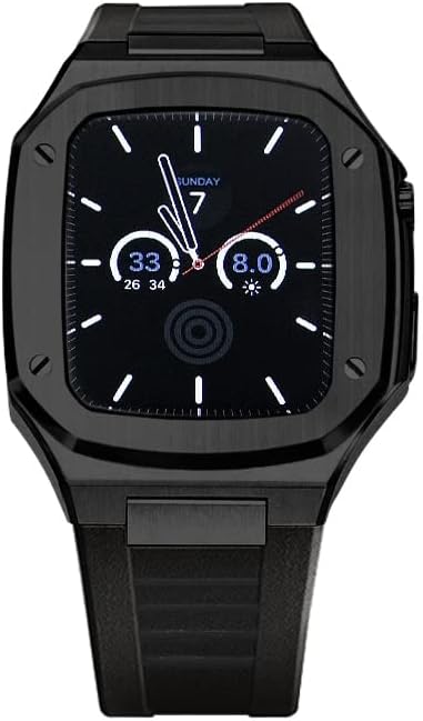 Комплет За Модификација НА ЕКИНС Метална Рамка за Apple Watch 8 7 6 5 4 42mm 44mm 45mm Рамка За часовник Замена На Метални Ремени За iwatch