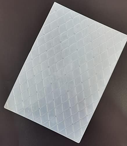 NZJ A4 големина Основна декорација на решетката пластична втиснување папки за правење картички за правење книги и други занаети
