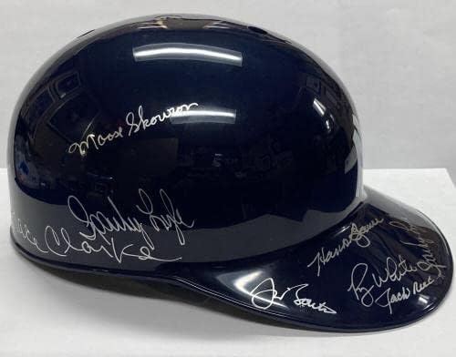 Њујорк Јенки Великани Мулти-Потпишан Шлем со / 14 Потписи. Авто Пса-Автограм Колеџ Шлемови