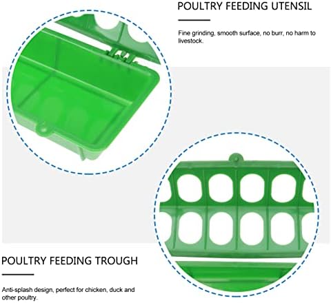 3 парчиња вода за хранење отпад за храна Земјоделство за храна за истурање на животни* Студирање на тотално домашен гулаб кафез за пијалок