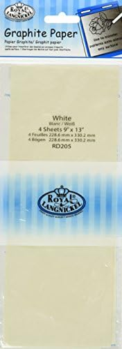Royal Brush RD205 Бела трансфер хартија-9 x13 4/pkg