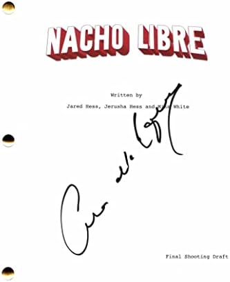 Ana de la Reguera потпиша автограм Начо Либре целосна филмска скрипта - Сестра Encarnacion w/Jack Black
