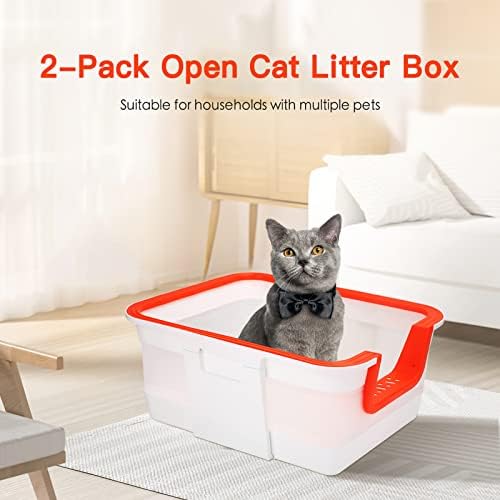 Кутија За Отпадоци за Патувања во лилмонстер За Мачки, Отворена Кутија За Отпадоци За Мачиња Што Може Да Се Преклопи За Мачиња/Постари