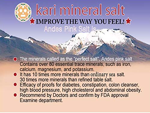 Розова сол, стоматолошка стоматолошка минерална розова карпа сол, стоматолошка нега Исплакнете сол, гаргара сол, Mt Andes Bolivia сол.