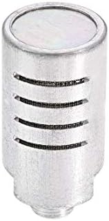 Uxcell пневматски пригушувач на воздухот G1/8 машки цедилка за алуминиумска легура за издувни гасови