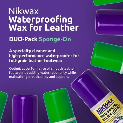 Чистење на обувки за кожа на Nikwax и пакет за хидроизолација, 8,4 мл. / 250мл