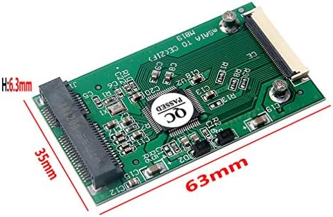 HiLetgo MSATA ДА CE ZIF PCI-E 1.8 SSD до 40 Пински ZIF CE Конвертор Картичка SSD HDD Адаптер Конвертор Модул