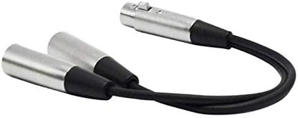 3pins XLR Адаптер за менувач на кабел за продолжување на кабелот за микрофон, А-01