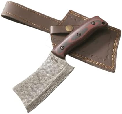Bucknbear ножеви сопствени рачно изработени 1095 челик Дамаск челик фиксиран нож за сечила
