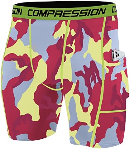 Holure Men Performance Compression Compression Shorts атлетски трчање долна облека