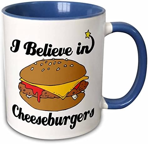 3drose mug_105010_1 Верувам во керамичка кригла Cheeseburgers, 11-унца