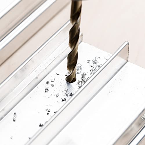 Uxcell 2.05mm & 3,45 mm цврсти карбидни битови за вежбање директно за легура од не'рѓосувачки челик тврд челик, зацврстен до 50