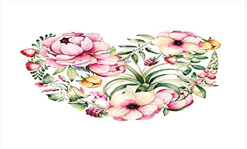 Зачудувачки држач за четкичка за заби од пастел, егзотични романтични розови цвеќиња гранки Среќни букети за в Valentубените, декоративен разноврсен