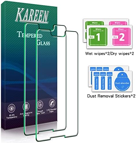 Careen 2-Пакет Заштитник На Екранот Дизајниран За Google Pixel 3 XL Калено Стакло, 9h Цврстина, Анти Нула, HD Јасно, Случај Пријателски