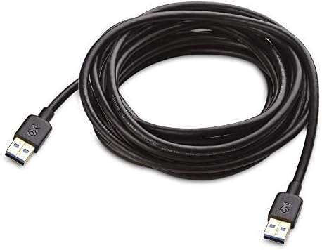 Кабелски работи долг USB 3.0 кабел во црна 10 стапки и долг USB до USB продолжениот кабел