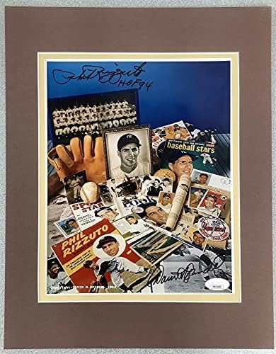 Фил Ризуто потпиша фотографија 8x10 Бејзбол колаж NYујорк Аутограм WSC HOF JSA - Автограмирани фотографии од MLB