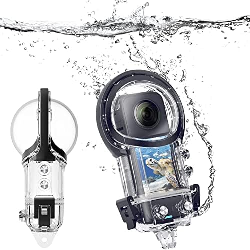 Камера подводна заштитна обвивка за нуркање, хидрофобна обвивка 164FT IPX8 водоотпорна камера со висока светлина за нуркање со заграда за една