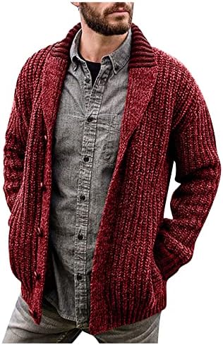 Јакни за мажи лесна зимска машка машка лабава кардиган топла лаптоп јакна со џемпер со качулка за мажи за мажи