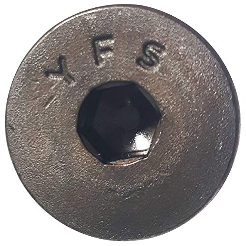 1/4-28 x 2-1/2 рамни завртки за капакот на приклучокот на главата Одделение 8 челик црна оксид Количина 10