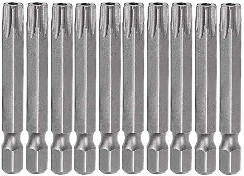 1/4inch Shank 65mm/2.6inch должина TT40 Магнетски шрафцигер битови S2 Алатка за челична моќност со дупки сива