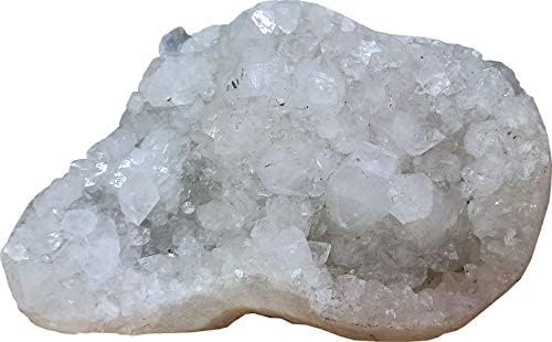 Aldomin® Природно апофилит лековити кристал геоде/кластер камен