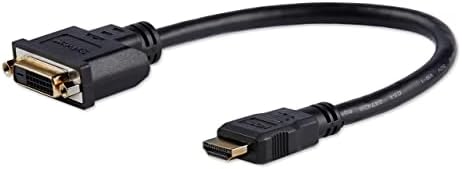 Startech.com 8 во HDMI до DVI адаптер, DVI-D до HDMI, 10 пакувања, HDMI машки до 24 пински DVI-D женски, дигитален монитор адаптер кабел М/Ф,