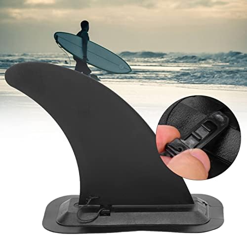 Plplaaoo Surfboard Fin, Замена на таблата со лопатка, цврсто издржлив PVC одвојување на долгиот центар на таблата за долга табла,