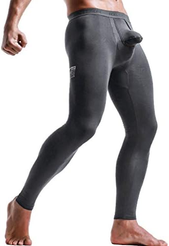 Машка термичка секси долна облека дното на ниско ниво на хеланки панталони се протегаат тенки долги модални дното nsонс панталони
