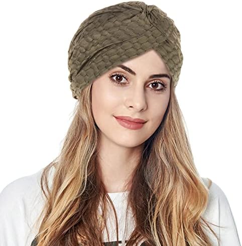 Womenените муслимански турбан хет -капаче за коса, шамија на главата, обвивка за капакот на бејзбол капа