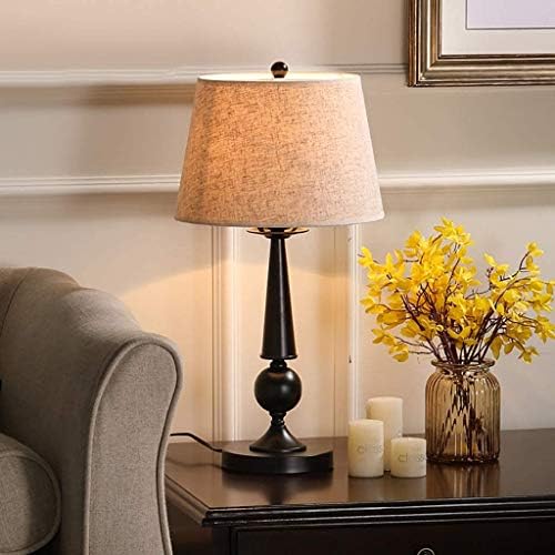 Scpantkend маса за ламба за маса за спални простории, американски стил, декоративна маса за ламба, модерна минималистичка ламба