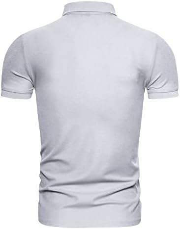 Поло кошули за мажи, лето кратки ракави маица маичка везена кошула кошула работа облека половина ракав