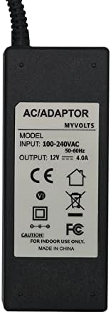 MyVolts 12V адаптер за напојување компатибилен со/замена за LG L1970HR монитор - американски приклучок