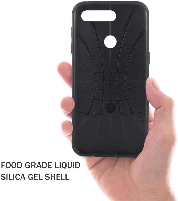 Elisorli компатибилен со Huawei Honor View 20/v20 Case Rugged тенки тенок ќелија додатоци против лизгање на гума TPU мобилен телефон Заштита