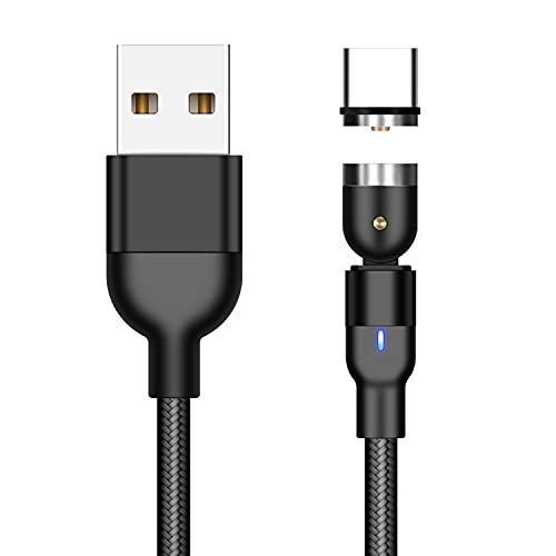 [2 Пакет]Магнетски Телефонски Кабел Микро USB Тип C Полнач Магнет Кабел За Полнење за iPhone 11 PRO XS Макс Samsung Xiaomi