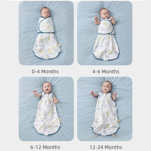 НАЈНС Бебе Вреќа За Спиење, органски памук, за новороденчиња и девојчиња, Вреќа за спиење 0-24 месеци, 2-Насочен Патент